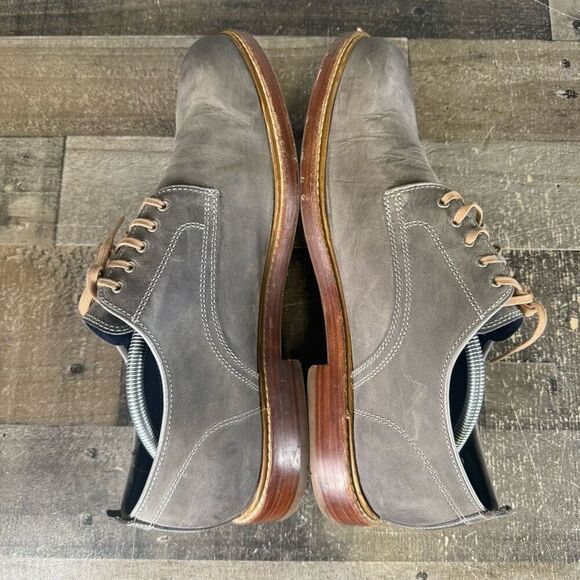 Cole Haan Mens Size 11.5 Tyler Grand #C25106 Leather Nubuck Lace Up Shoes Tan main image 9